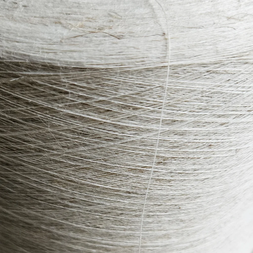 100% Natural fancy linen yarn 1ply Diameter about 0.5mm weight about 1100g-1600g/cone knitting yarn