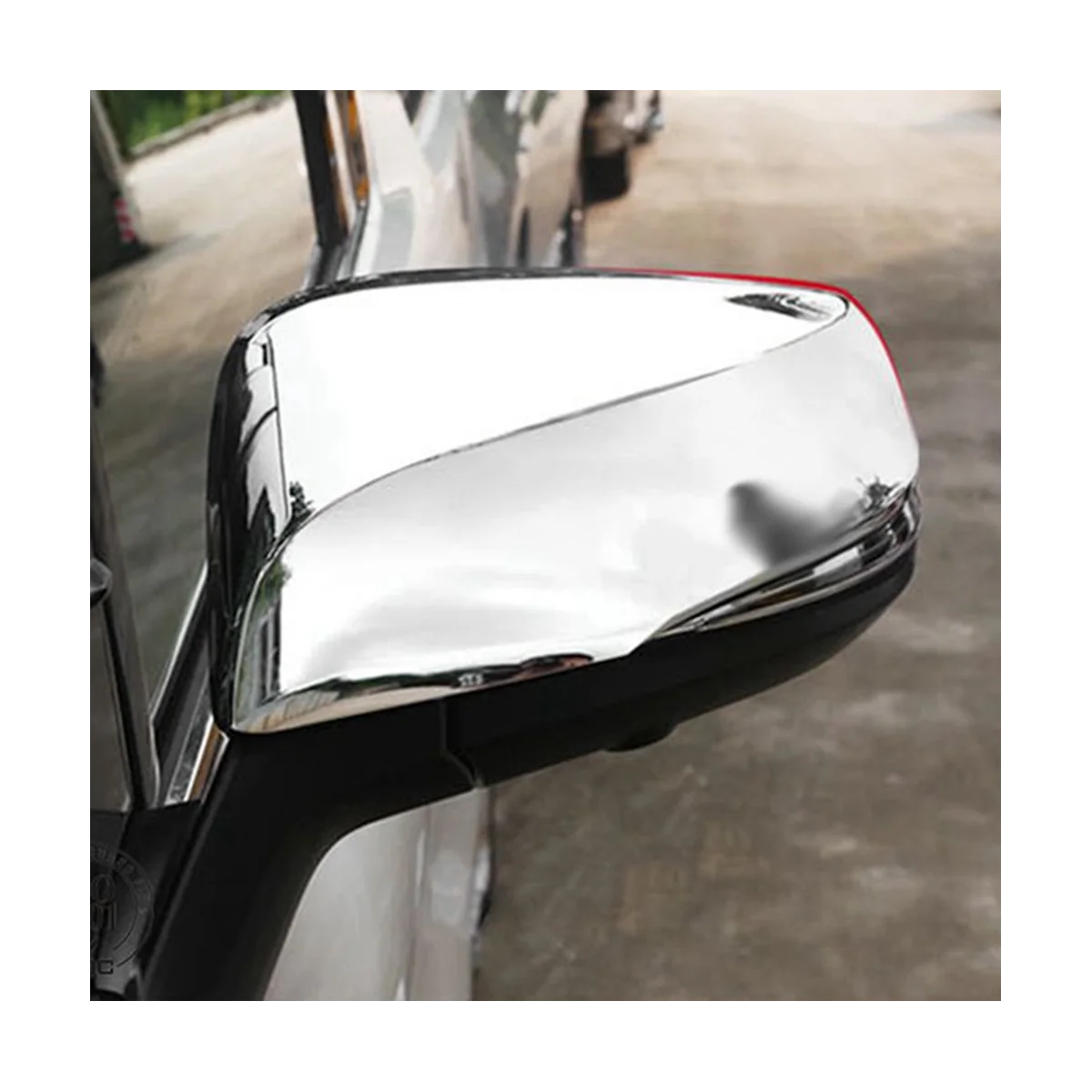 Chrome Rearview Side Glass Mirror Cover Trim Frame Side Mirror Caps for Toyota Sienna Platinum/Limited 2021