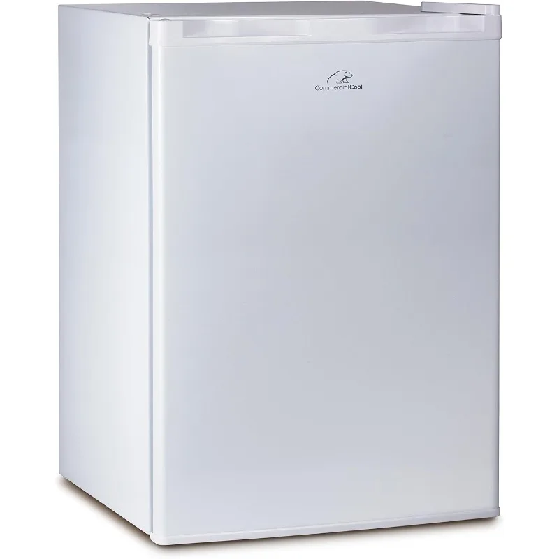 CCR26W Compact Single Door Refrigerator and Freezer, 2.6 Cu. Ft. Mini Fridge, White