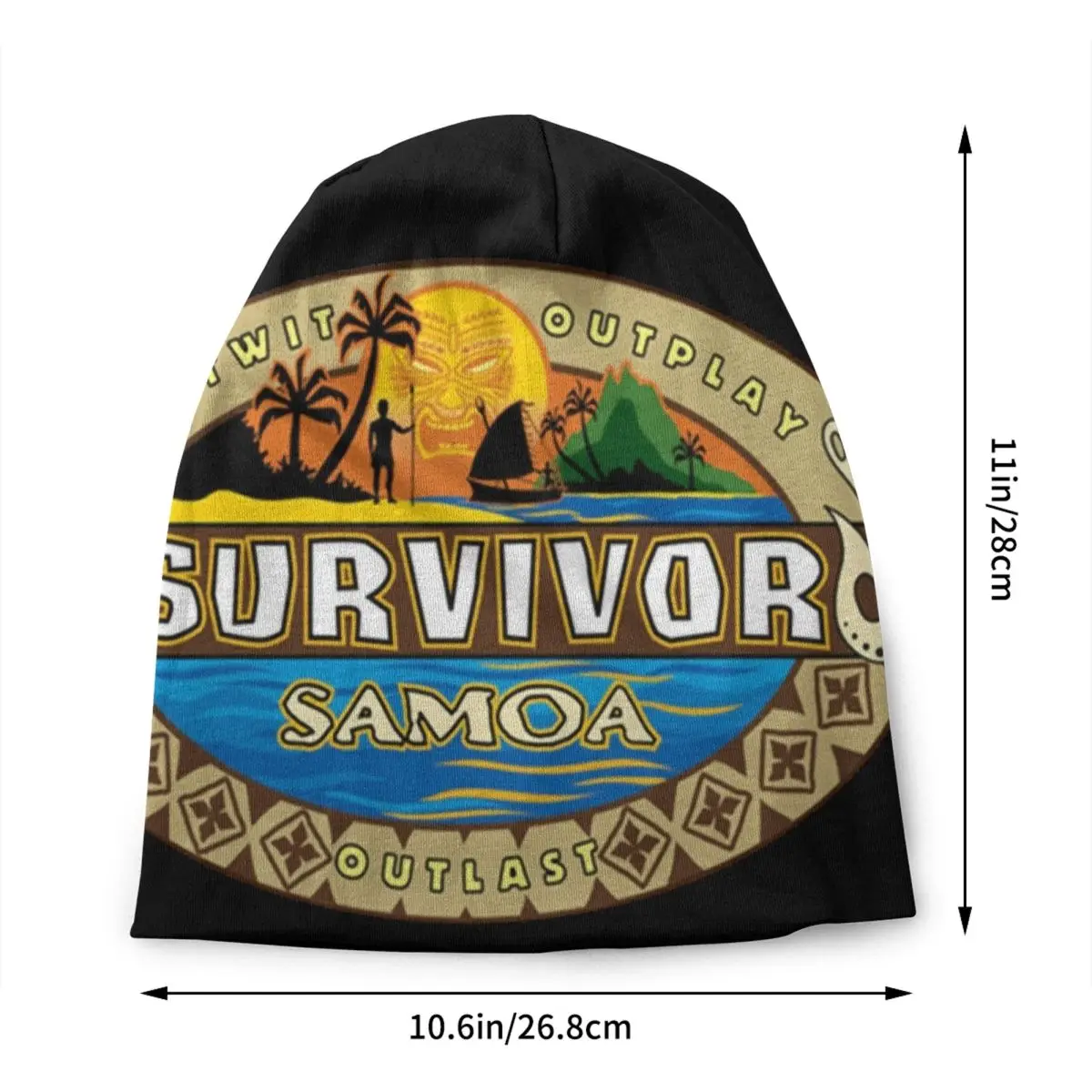 Reality TV Survivors Samoa Bonnet Hat Knitting Hat Men Women Cool Unisex Warm Winter Beanies Cap