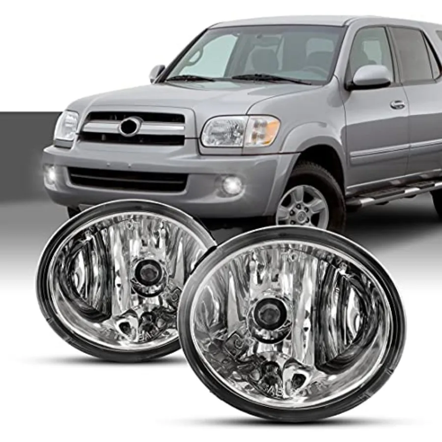 

Комплект противотуманных фар для Toyota Sequoia 2001-2007, Toyota Tundra 2000-2006 (не подходит для моделей со стальным передним бампером) с лампами, проводкой и переключателем