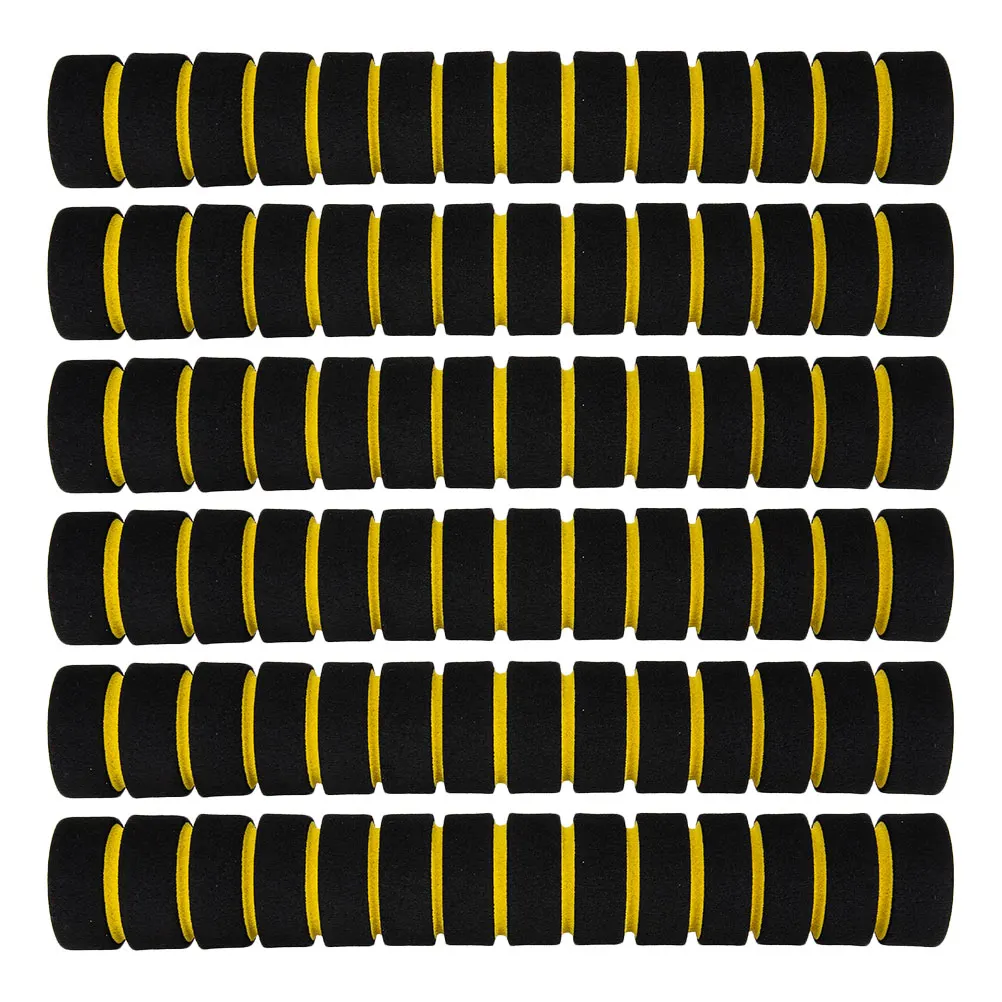 6pcs Bicycle Handlebar Sponge Grips Soft Comfortable Anti Slip Road Mountain Bike Handle Covers Vibrant Colors