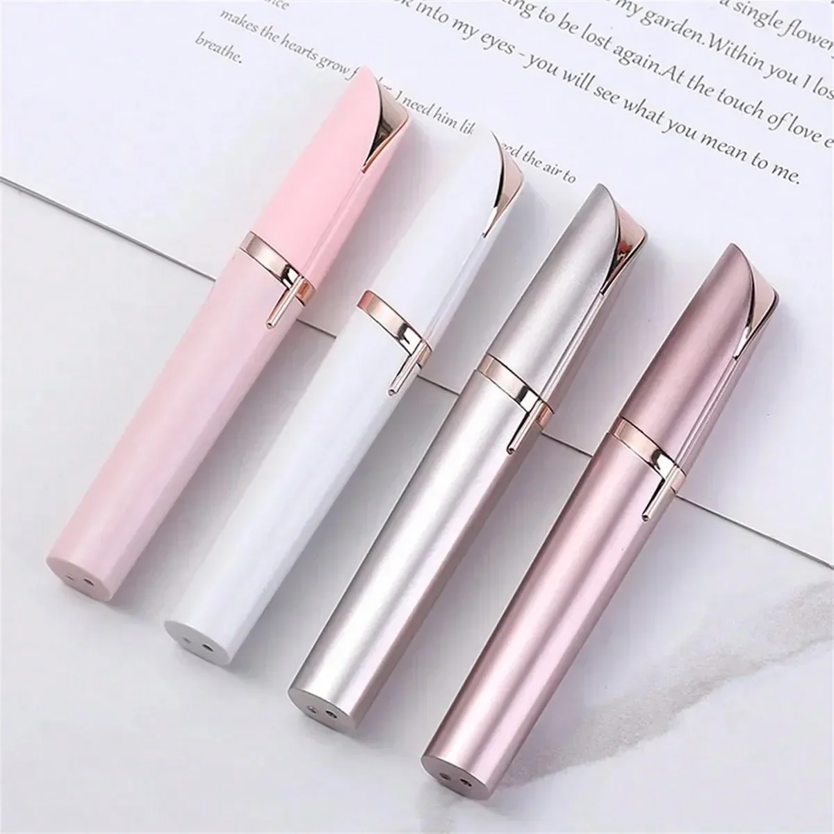 2026 Women Electric Eyebrow Trimmer Eye Brow Shaper Pencil Face Hair Remover For Women Automatic Eyebrow Shavers Rechargeable