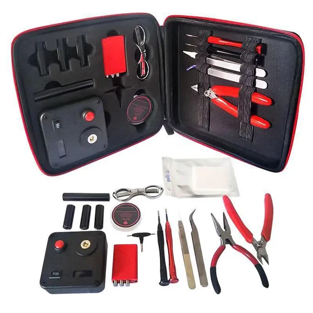 Coil Jig Master V2 V3 zestaw narzędzi do toczenia szczypce ceramiczne przewód ciepła szczypiec 521 Mini zakładka narzędzia DIY