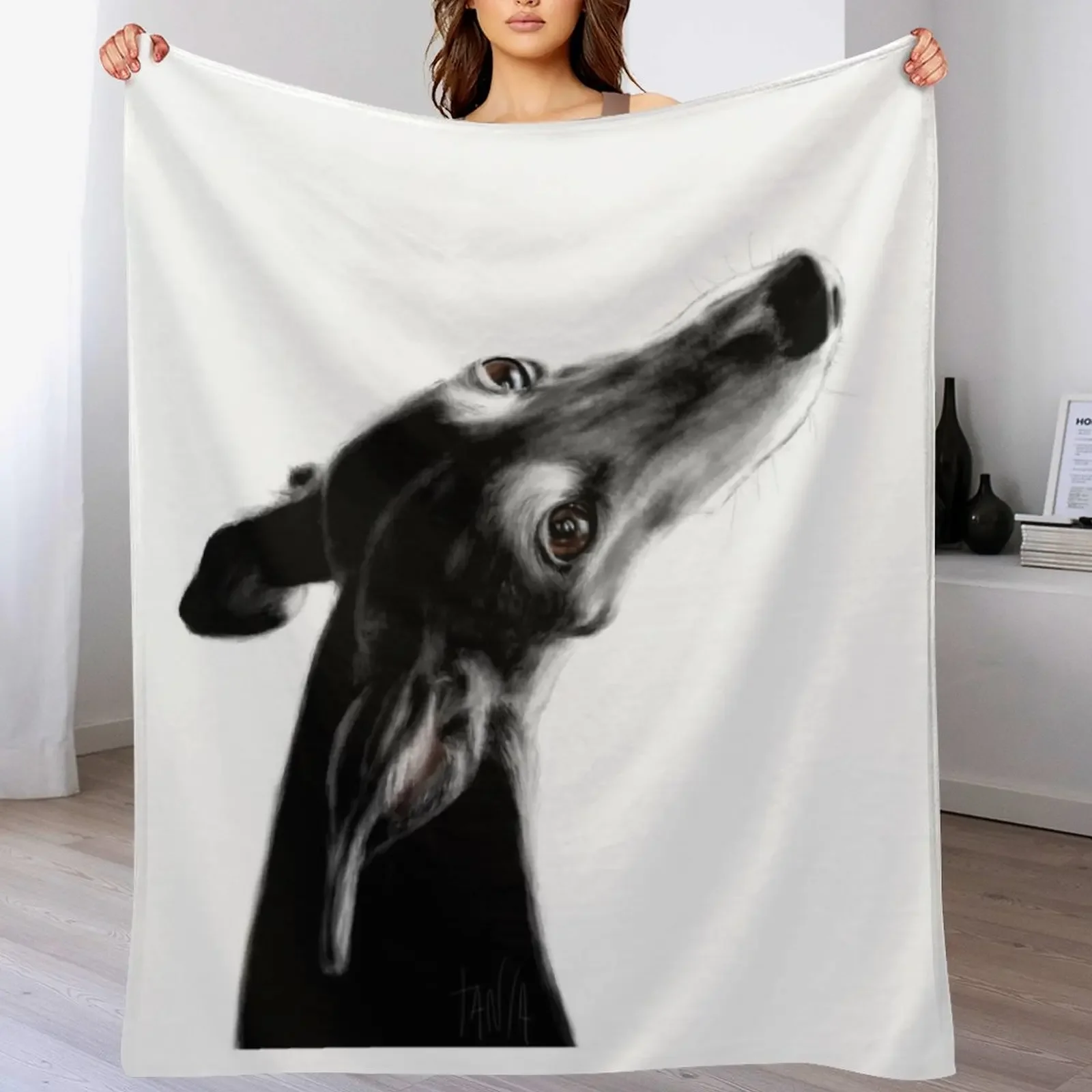 

Always there II white Throw Blanket Sofa Heavy Quilt Bed covers Blankets
