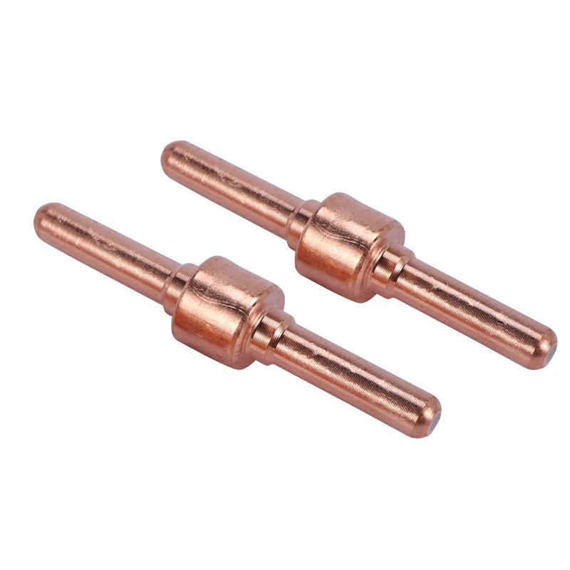 

500Pcs Red Copper Extended Long Plasma Cutter Tip Electrodes Nozzles Consumable For Pt31 Lg40 40A Cutting Welder Torch