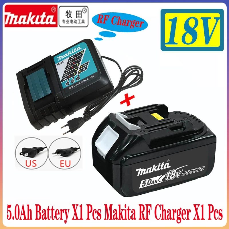 

Оригинальный Makita 6Ah/5Ah для Makita 18V батарея BL1830B BL1850B BL1850 BL1840 BL1860 BL1815 запасная литиевая батарея