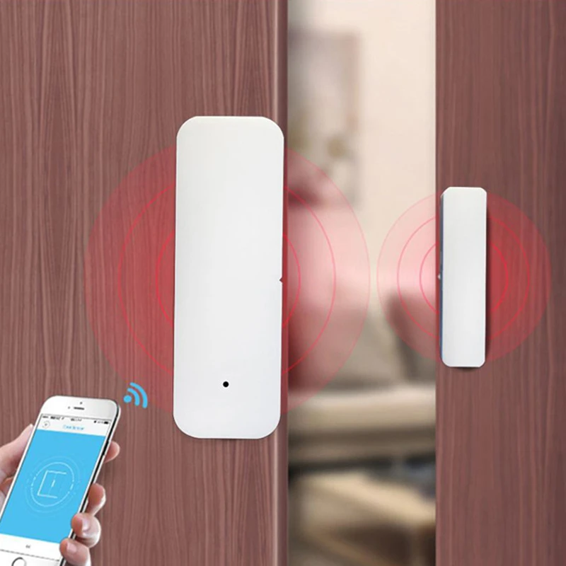 Interruttore magnetico WIFI Sensore porta Controllo APP Allarme di sicurezza porta Interruttore magnetico Finestra wireless Alexa Google Home