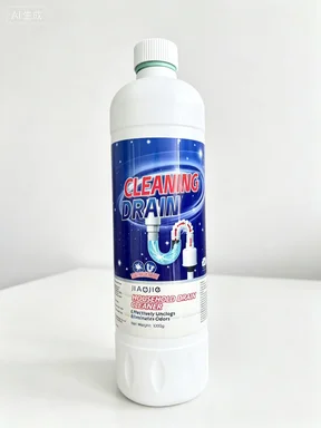 Fast‑Acting Foam Drain Clog Remover, Odor Eliminator, Safe for Pipes, Septic & Garbage Disposal, Shower Sink Cleaner, 1 Liter