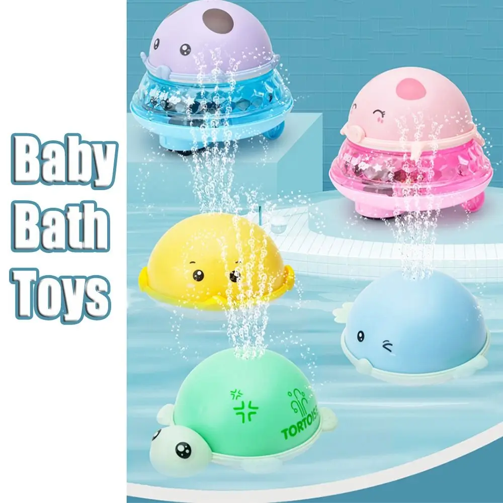 

Automatic Baby Bath Toys Animal Design LED Light Up Spray Water Bath Toy Tortoise/Duck/Bird/Pig/Bear Waterproof