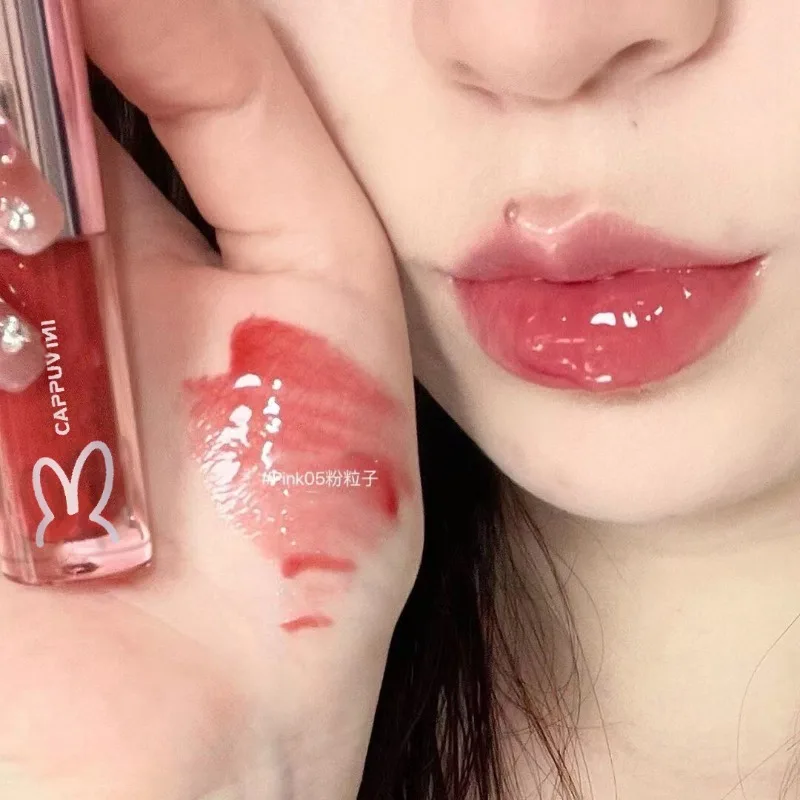 CAPPUVINI Lip Gloss - Moisturizing Lip Care Oil for Men and Women - Transparent Lip Balm for Daily Care