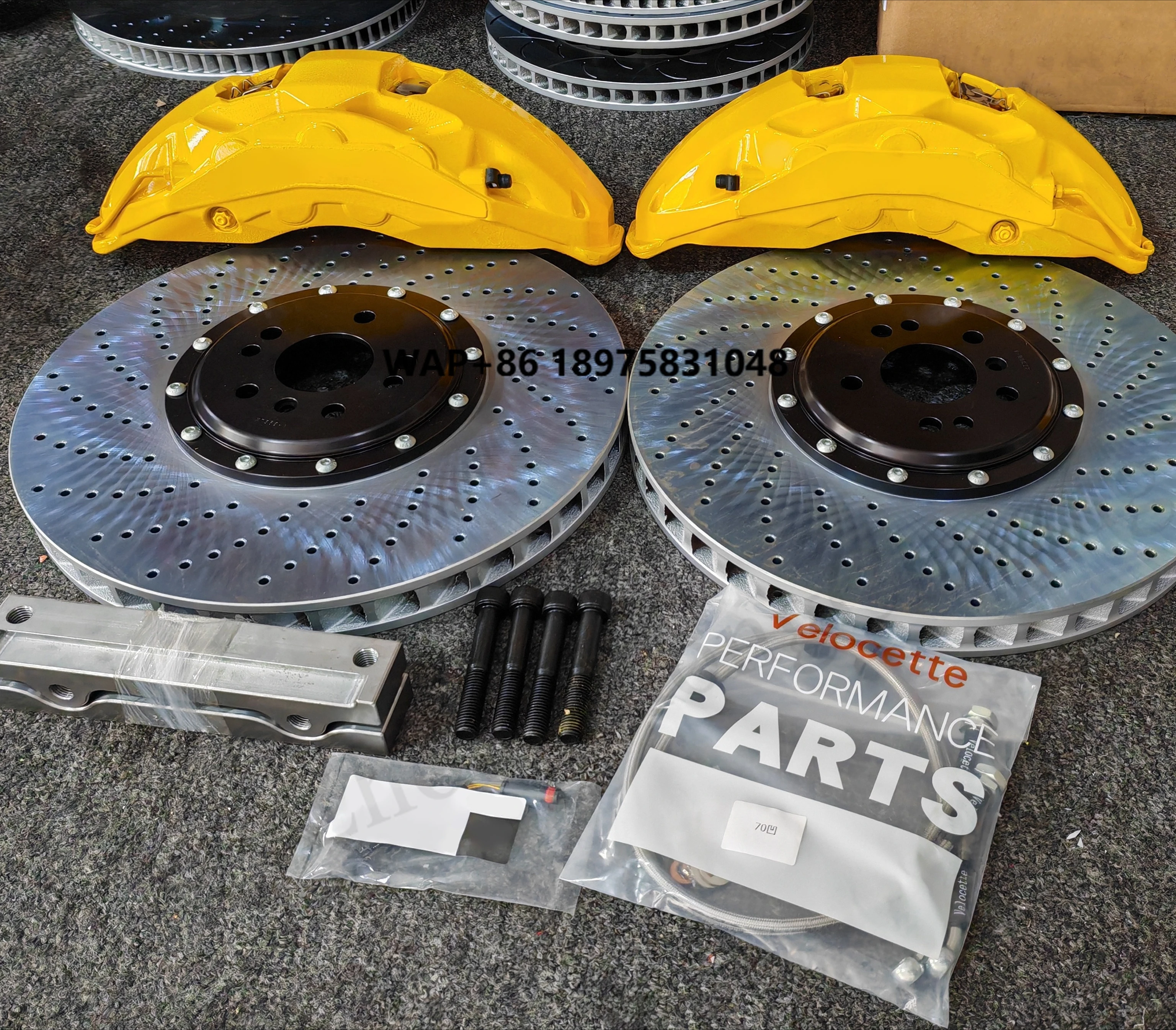 

Big Brake Caliper Kit 10 Pot Brake Rotor Auto Brake System for