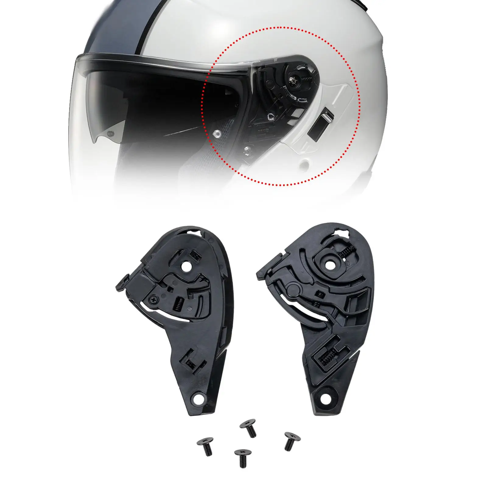 

Аксессуары для шлемов: портативная поликарбонатная основа для визора, компактная, подходит для моделей J-cruise CJ-2, замена