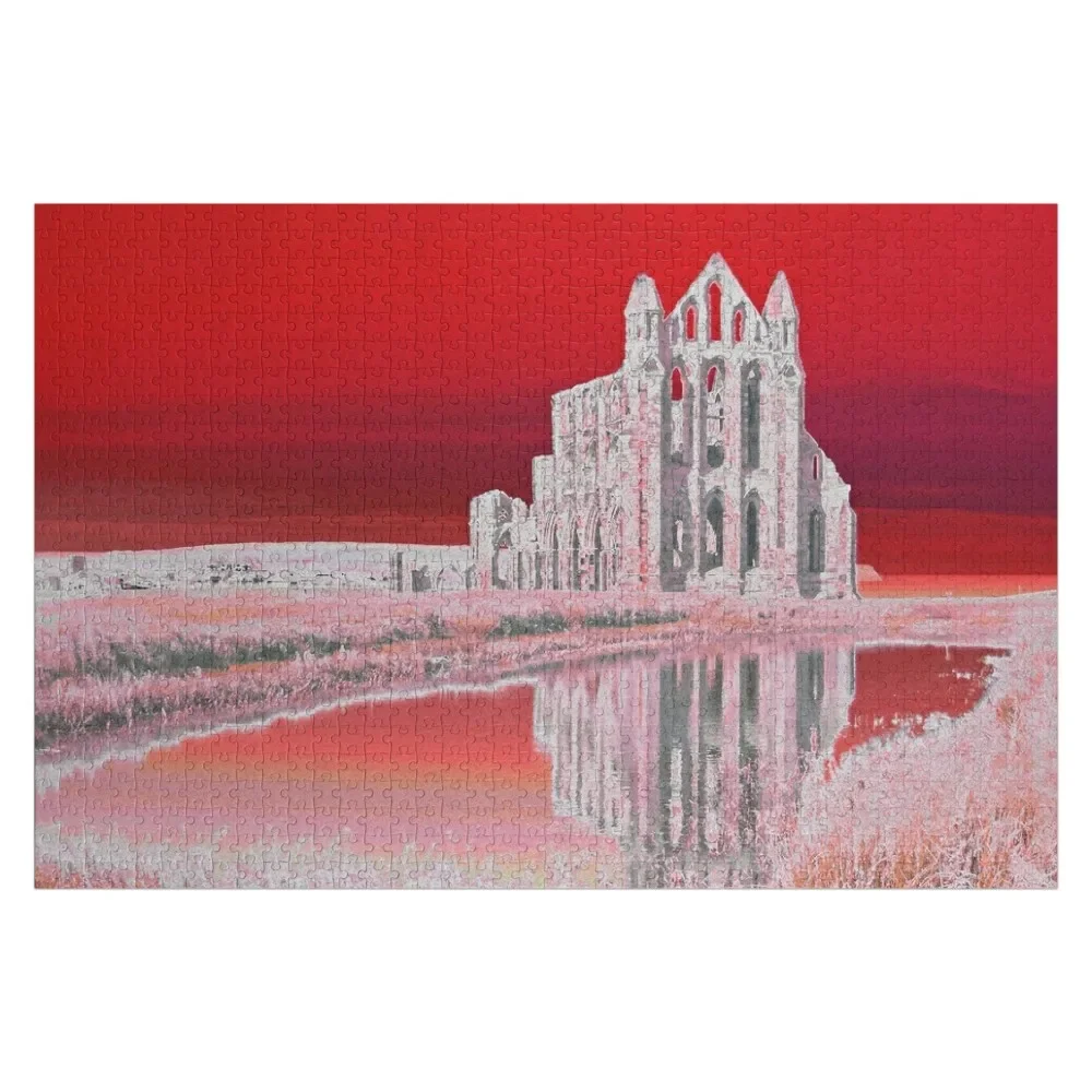 Whitby Abbey (Red) Jigsaw Puzzle Custom Gifts Personalized Kids Gifts Picture Personalized For Kids Puzzle