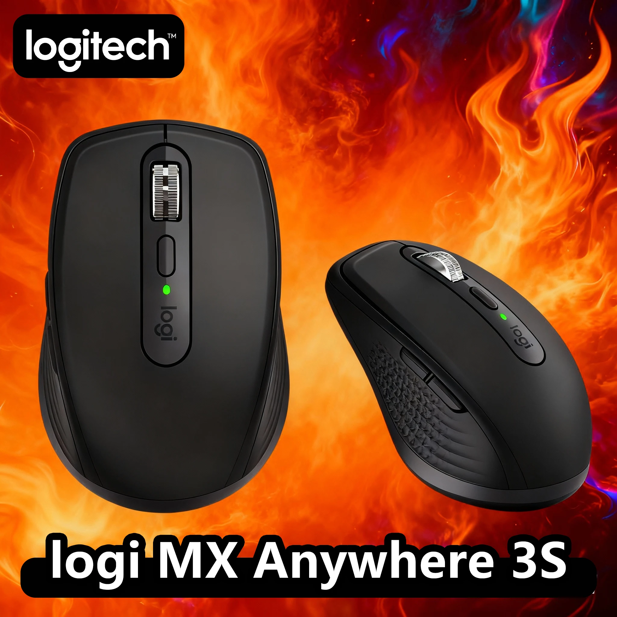 Logitech MX Anywhere 3S - يدعم اتصال Bluetooth اللاسلكي، ويززز عمر البطارية الطويل، وهو مدمج ومحمول وصنع #1