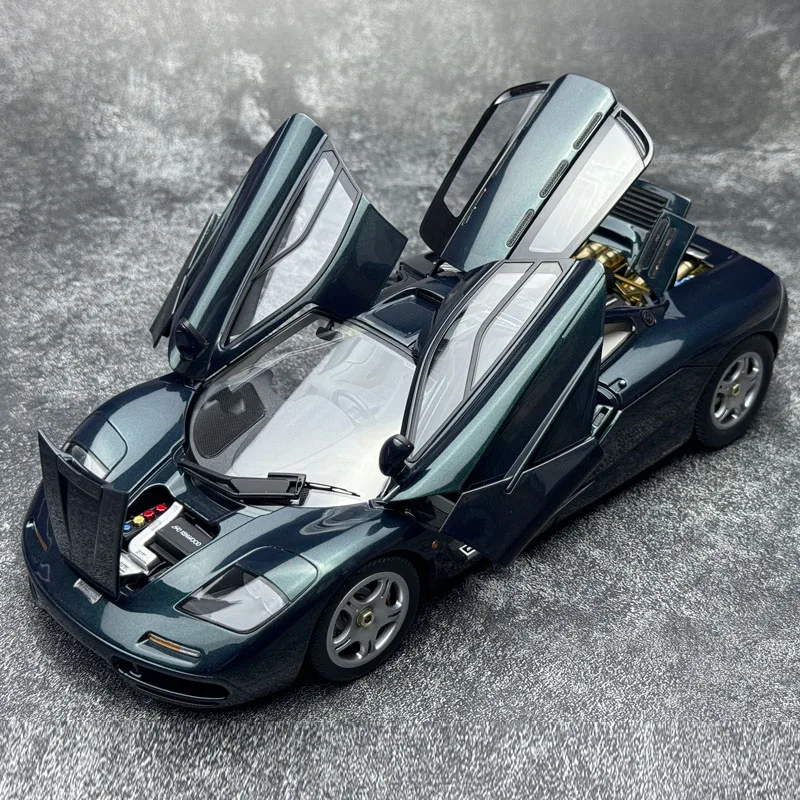 LCD 1:18 échelle en alliage moulé sous pression McLaren F1 XP5 supercar jouets voitures modèle classiques nostalgie adulte Souvenir cadeaux affichage statique
