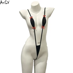 AniLV Private Anime Girl Temperament Bodysuit Lingerie Clothes Women Secret Underwear One-piece Bikini Outfits Erotic Costume