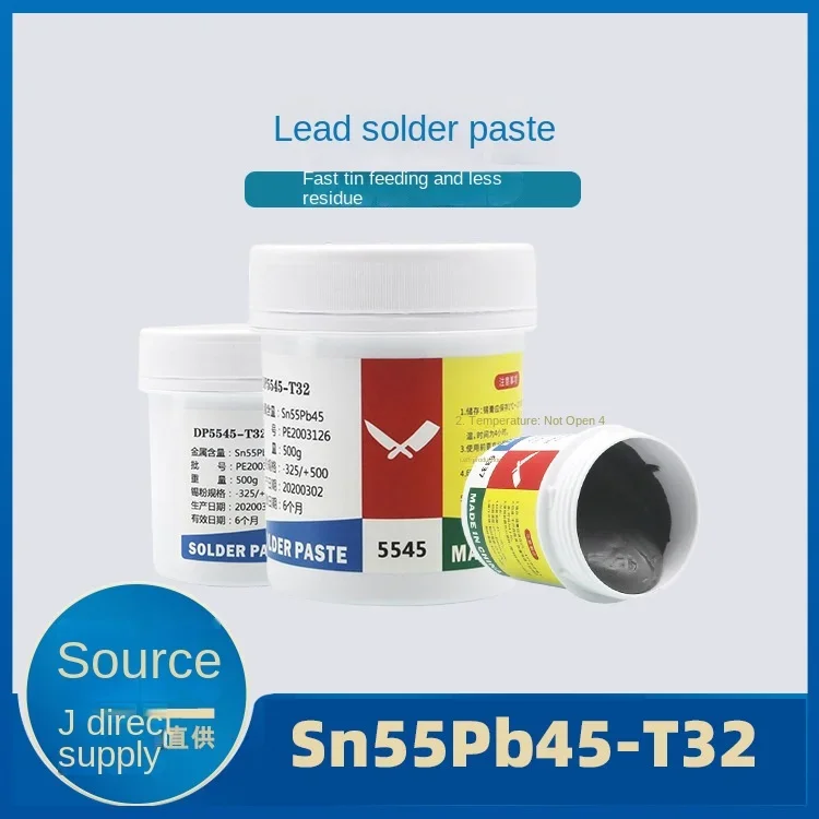 

Sn5545 200g solder paste with lead tin paste is suitable for LED bead SMT solder paste Sn55Pb45-T3