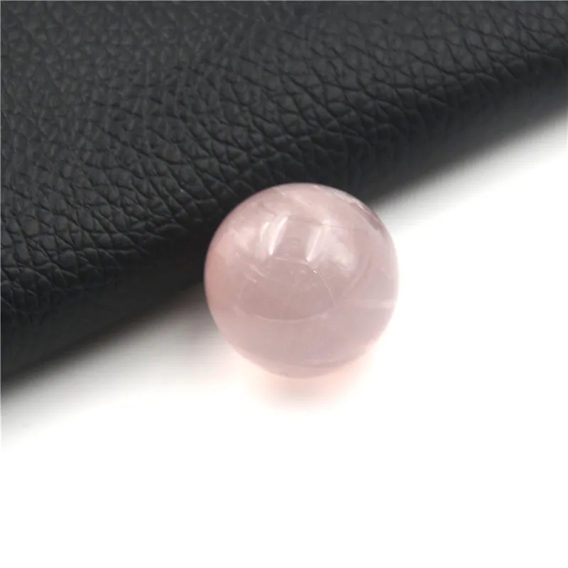 1pc Healing Crystal Natural Pink Rose Quartz Gemstone Ball Divination Sphere 20mm