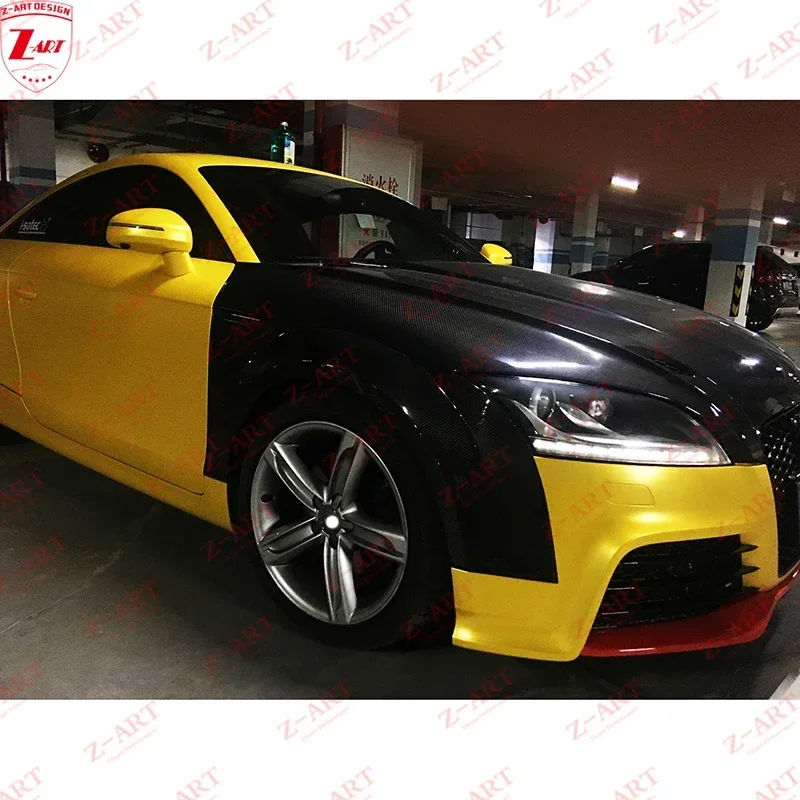 Z-ART 2007-2014 carbon fiber engine hood for AUDI TT TTS 8J real carbon fiber bonnet for TT carbon fiber engine cover