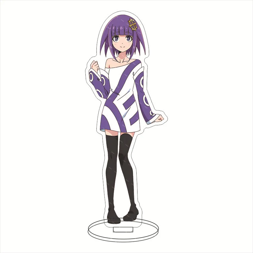 Anime Good Night World Acrylic Stand Ichi Mei Figure Holder Goods Cartoon Peripheral Kawaii Room Decor Desk Display Gift