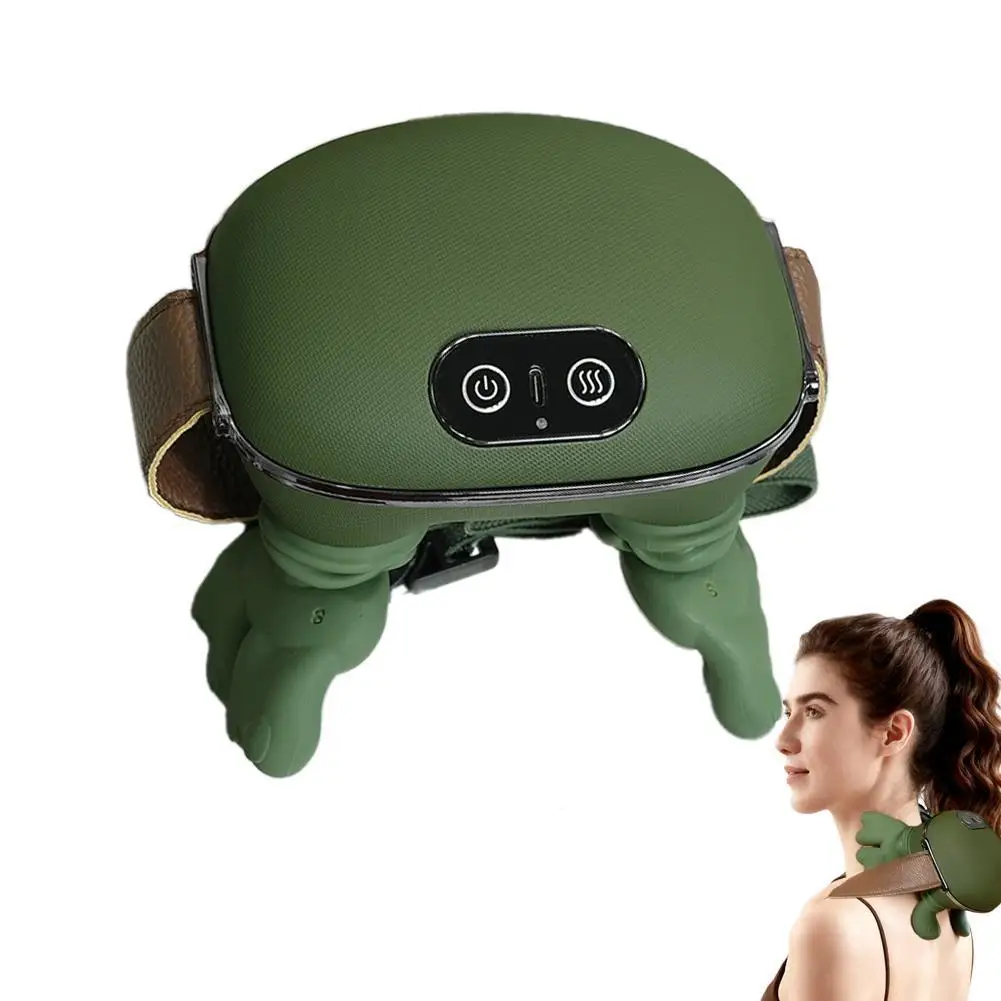 

Finger Pressure Neck Massager Neck And Shoulder Massager Soothing Massage Rapid Heating Pillow Relaxation Relieve Fatigue
