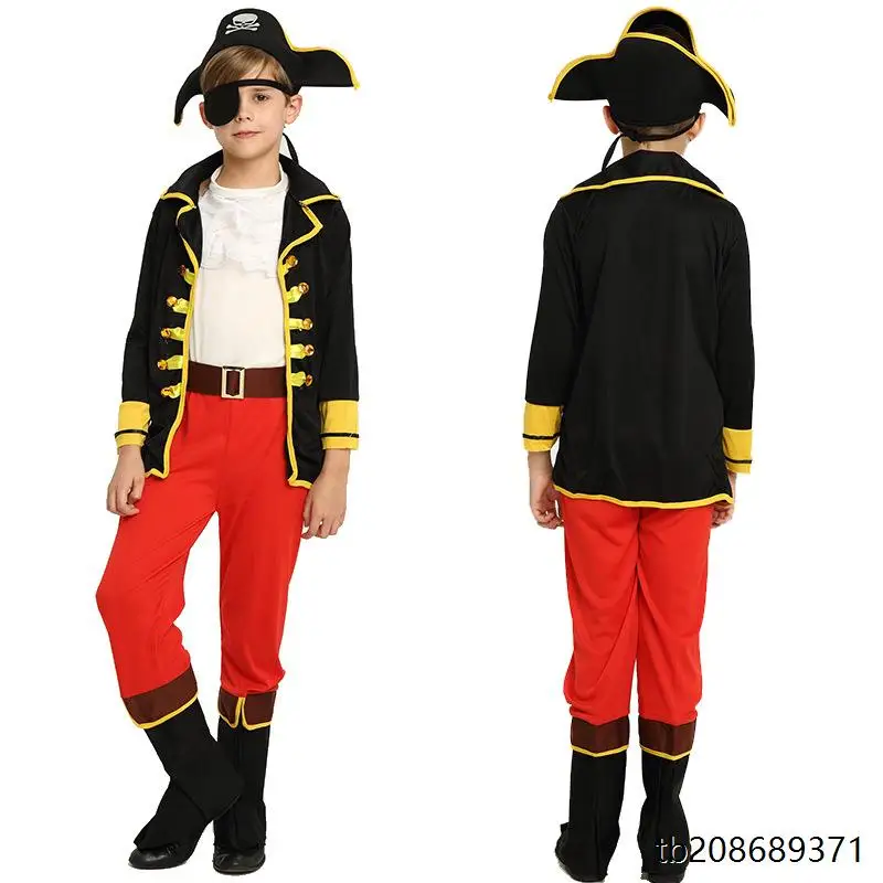 loween Costume da pirata Adulto Uomo Donna Bambini Performance Outfit Capitano ip Crew Tema Par Stage ow Abbigliamento