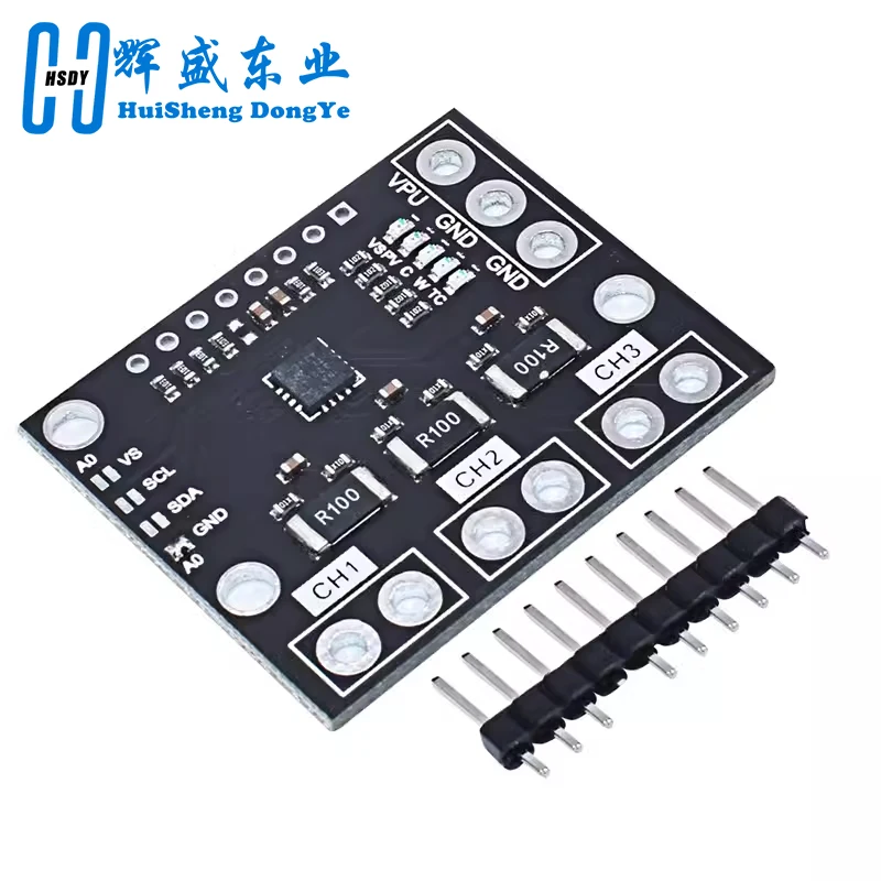 INA3221 Triple-Channel Module, High-Side Measurement, Shunt and Bus Voltage Monitor with I 2C- and SMBUS-Compatible Interface