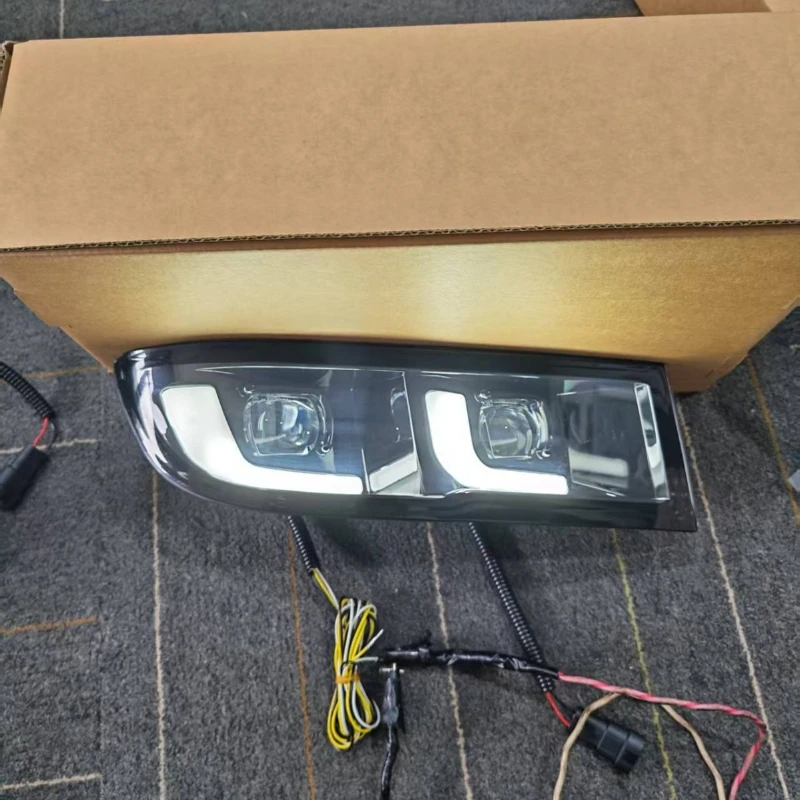 For Toyota Land Cruiser Prado FJ120 LC120 2002-2010 Car Lens Fog Lamp Led Daytime Running Light Modified DRL Dynamic Turn Signal detail image 3