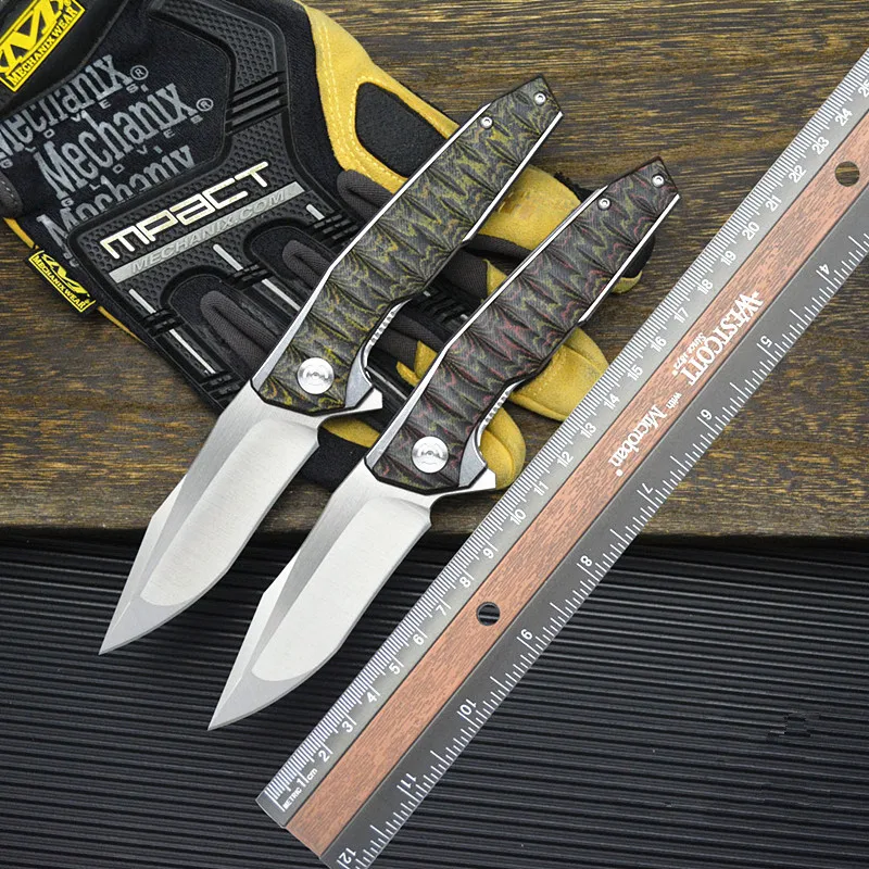 New Kesiwo Python Real D2 Blade Color G10 Handle EDC Outdoor Hiking Hunting Folding Knife Camping Fishing Survival Pocket Knife