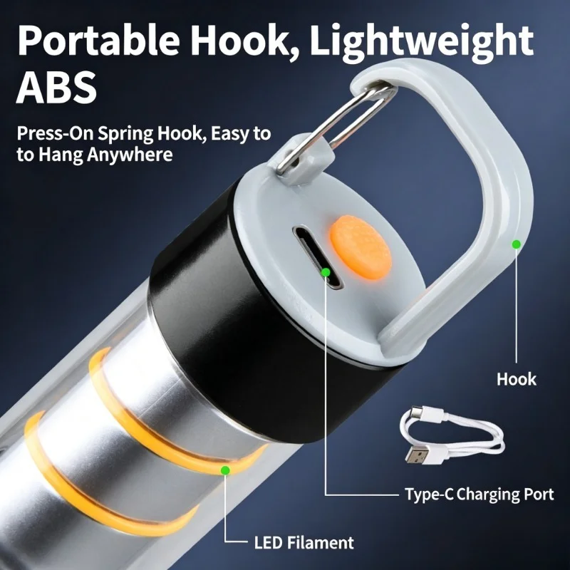 Linterna LED compacta, de cuer - Outdoor Lighting Hooks reseña y precio