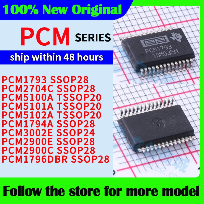 

PCM1793 PCM2704C PCM5100A PCM5101A PCM5102A PCM1794A PCM3002E PCM2900E PCM2900C PCM1796DBR В наличии 48-часовая доставка