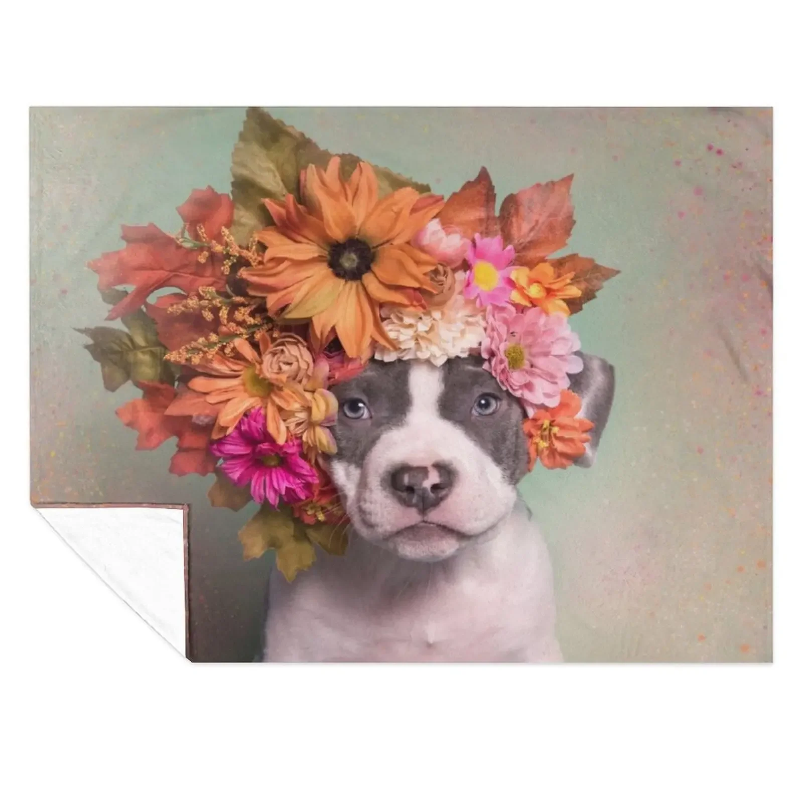 

Flower Power, Doublon Throw Blanket Bed Fashionable Luxury Thicken Beautifuls Sofas Blankets