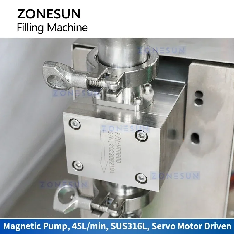 Zonesun 자동 페이스트 충전 기계 두꺼운 로션 필러 샴푸 병 충전 장비 ZS-VTMP1N