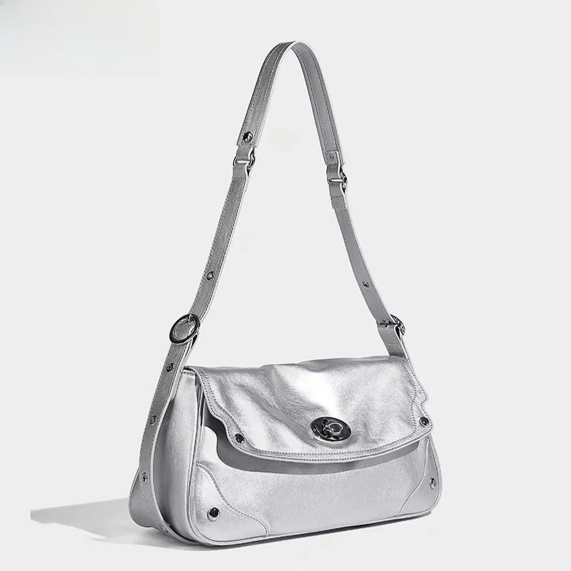 ZAZL Women's Commuter oulder Crossbody Bag Luxury Underarm Design Soft PU Leather Briti Sle Faion Small Size Bag