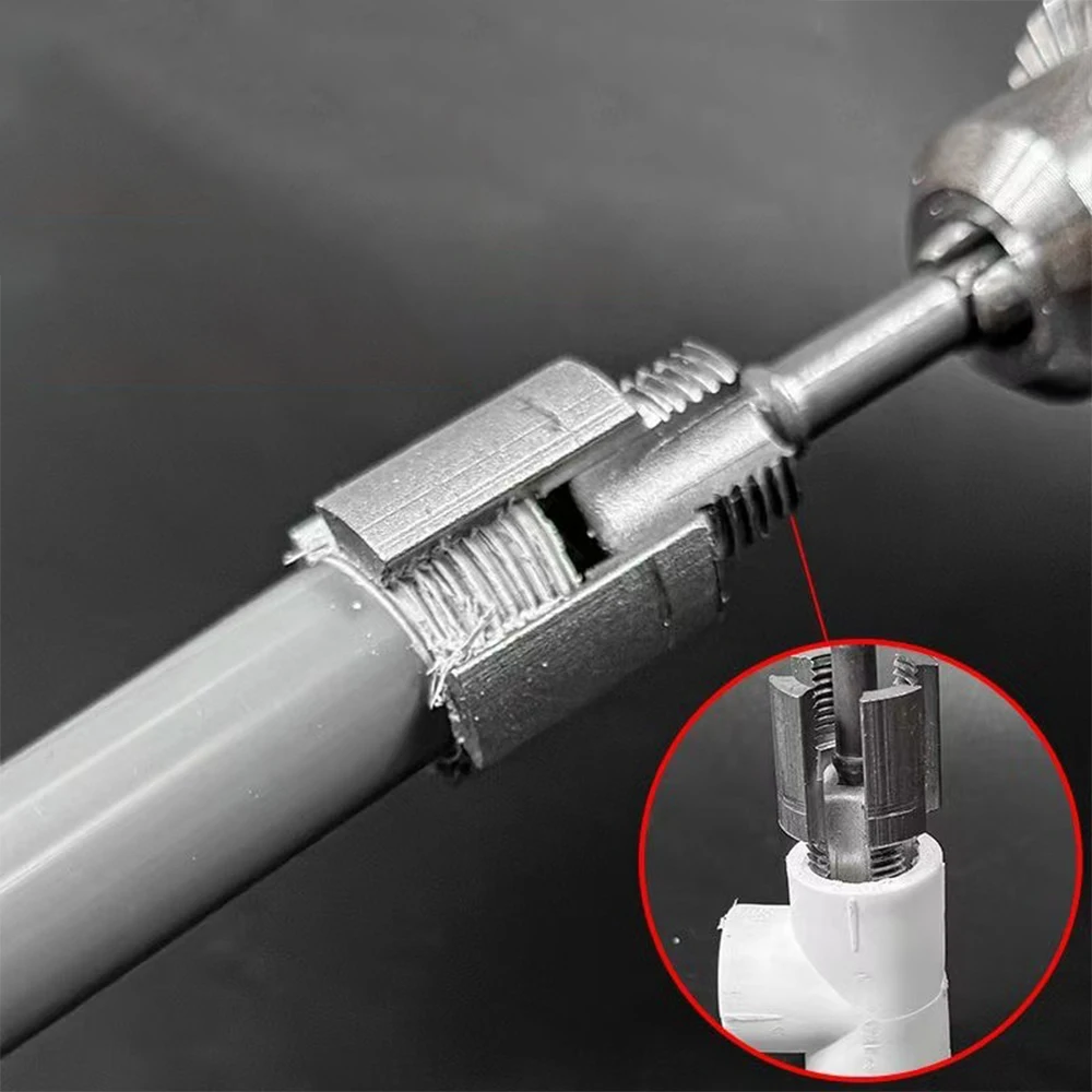 4/6 point PVC Pipe Internal & External Thread Tool Thread Fast Thread Tap PPR Water Pipe Opener Tap Waterpipe Tapping Tool