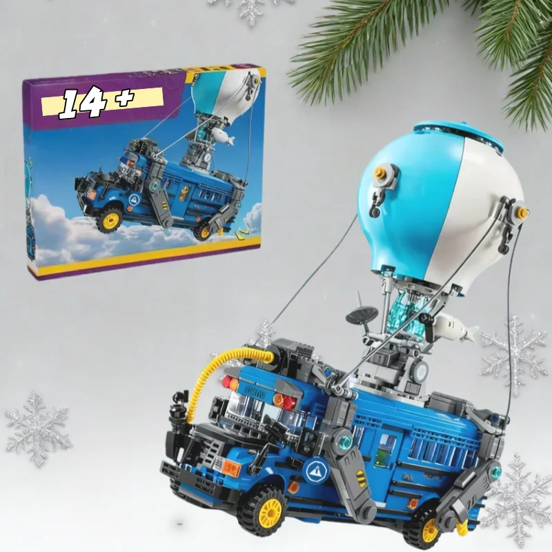 

954 детали, конструктор «Боевой автобус», модель MOC-77073, игрушки-украшения для детей и взрослых, подарки на день рождения и Рождество, декор для дома