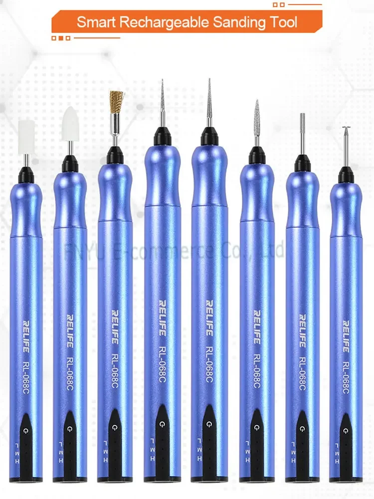 RELIFE-Bolígrafo de molienda inteligente RL-068C para CPU, herramienta multifuncional de reparación de pegamento para corte de celosía, removedor de OCA LCD