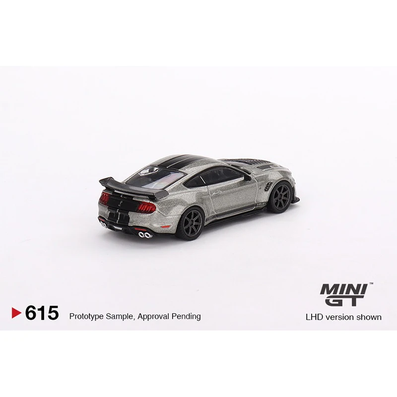 MINIGT 615 In Stock 1:64 Shelby GT500 SE Widebody Pepper Gray Metallic Diecast Diorama Car Model Toy