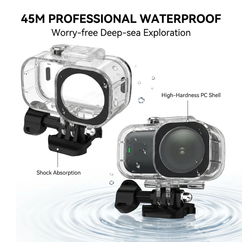 

Suitable for DJI Osmo Nano Camera Waterproof Case Thumb Sports Camera Diving Protective Case Professional Waterproof 45 Meters