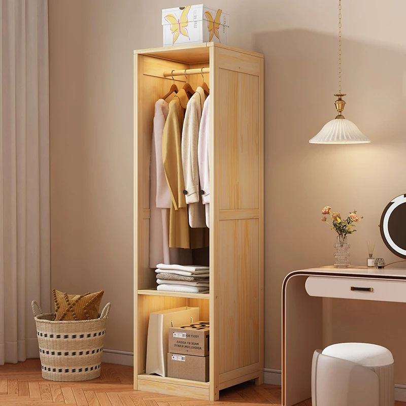 Lemari Penyimpanan Kayu Organizer Kamar Tidur Lemari Pakaian Rak Lemari Modern Hemat Ruang Ropero Lounge Suite Furniture