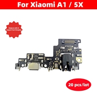 20 Pcs/Lot USB Charger Dock Charging Port Connector Board Flex Cable For Xiaomi Mi A1 5X