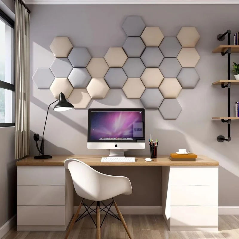 Bed Headboard Wall Stickers Bedroom Anti Collision Headboards Tatami Self-adhesive 3D Wallpapers Front Panels