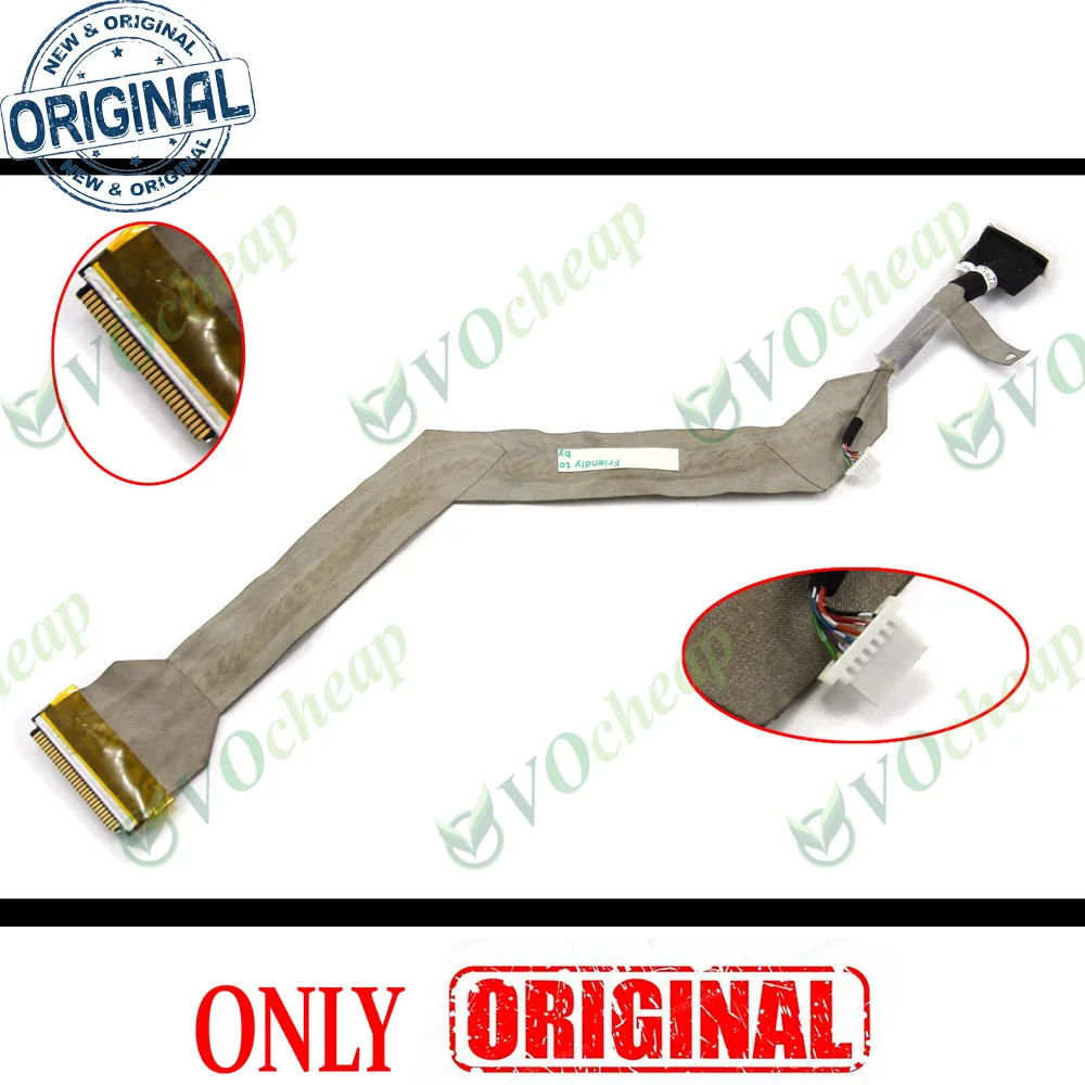 Оригинальный новый гибкий ЖК-кабель Vedio для HP Compaq nc6110 nc6120 nx6110 nx6120 nx6130 nx6310 nx6320 nc6320 (15 дюймов)-6017B 0007701