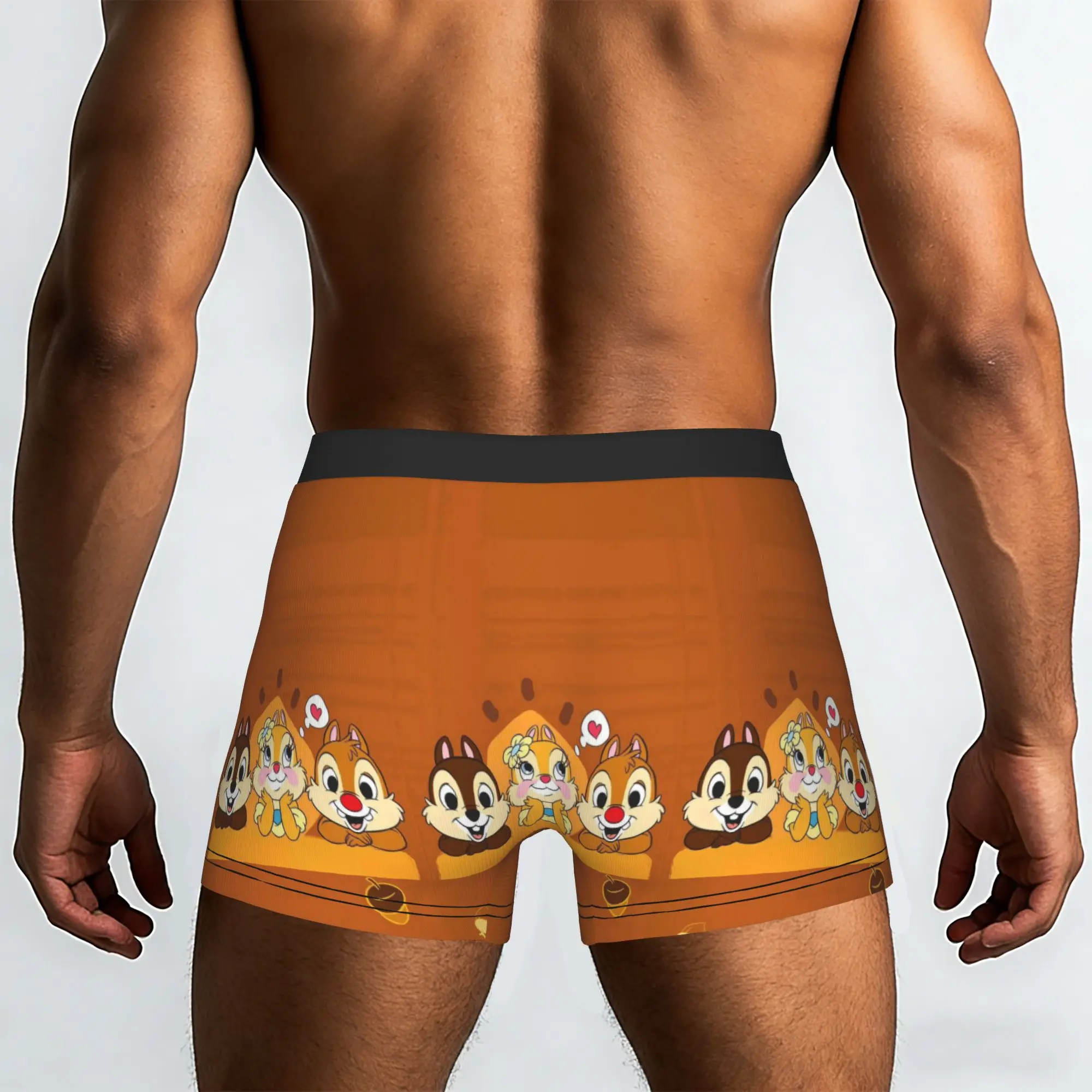 Customized Chip Anime D-Dales Underwear Men Printed  Boxer Briefs Shorts Panties Soft Underpants