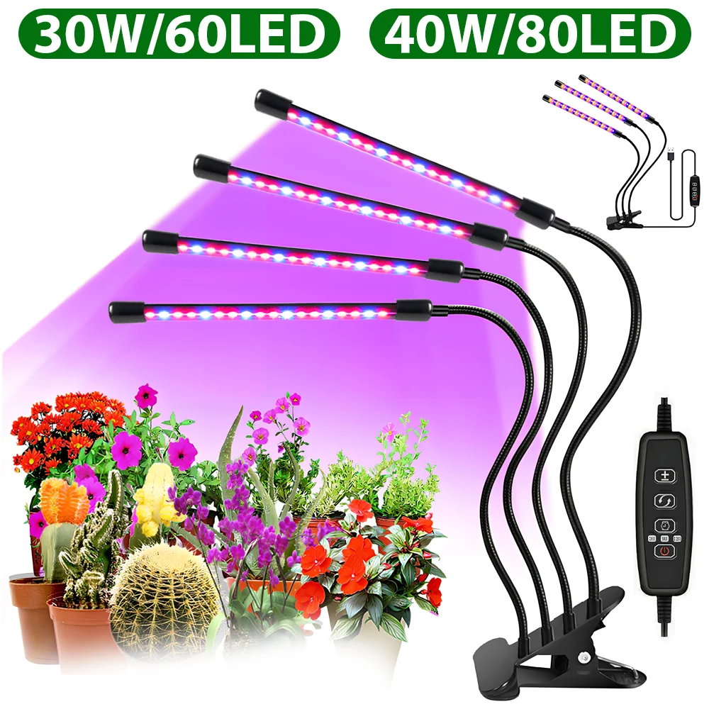 [EU Stock] LED Grow Light Plant Grow Lights USB Phyto Lamp Full Spectrum Hydroponics Bulb LED Grow Light LED Indoor Plants Lamp