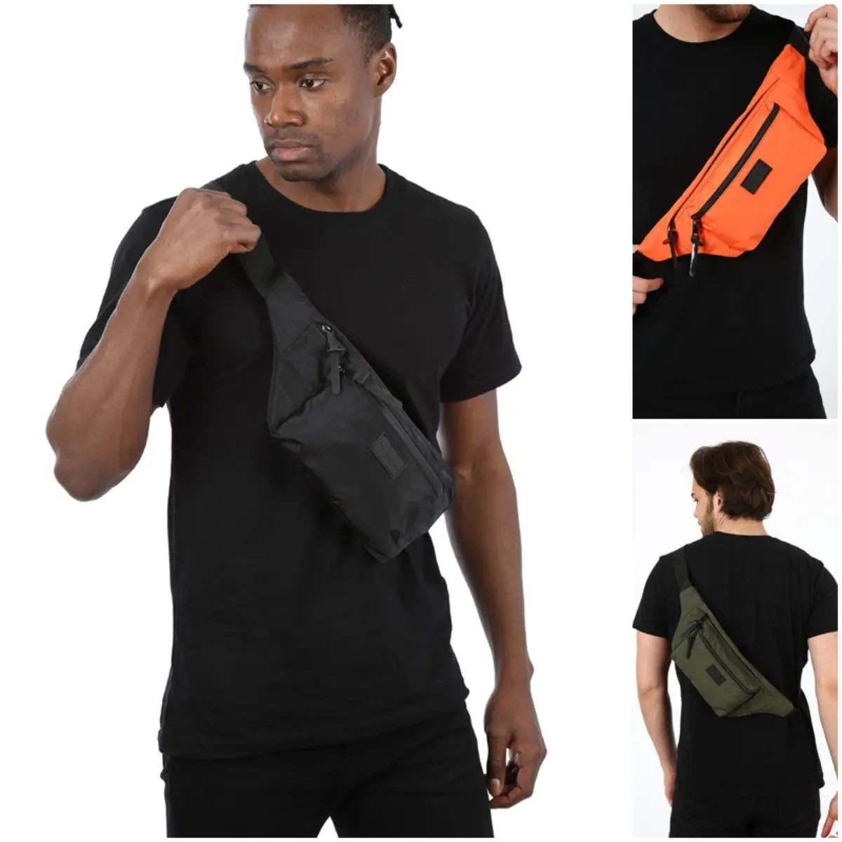 Single Compartment Men Sports Fashion 2021 Practical Adjustable Halter Color Choices