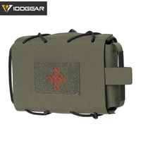IDOGEAR Tactical Medical Pouch Detachable First Aid Kit Laser Cut MOLLE Emergency Survival Bag for Outdoor Travel Hiking 35132