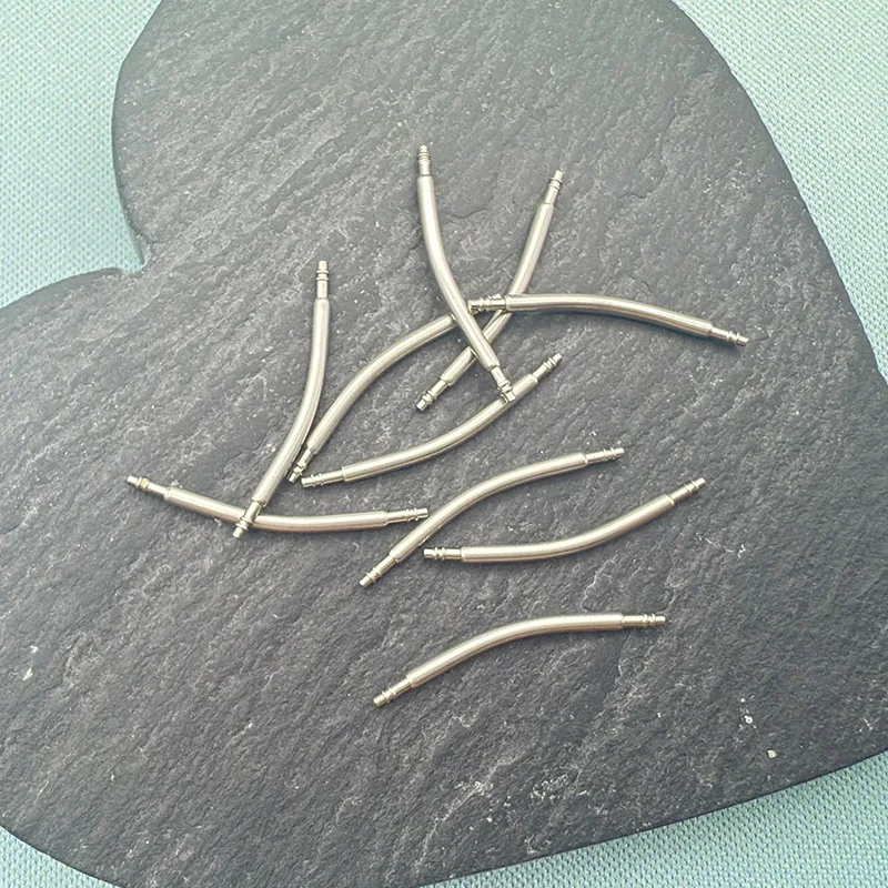 Curved Spring Bar Dia 1.5mm 1.8mm Watch Strap link Pins fits Width 16mm-24mm Watch Band Bracelet Stainless Steel Link Pins