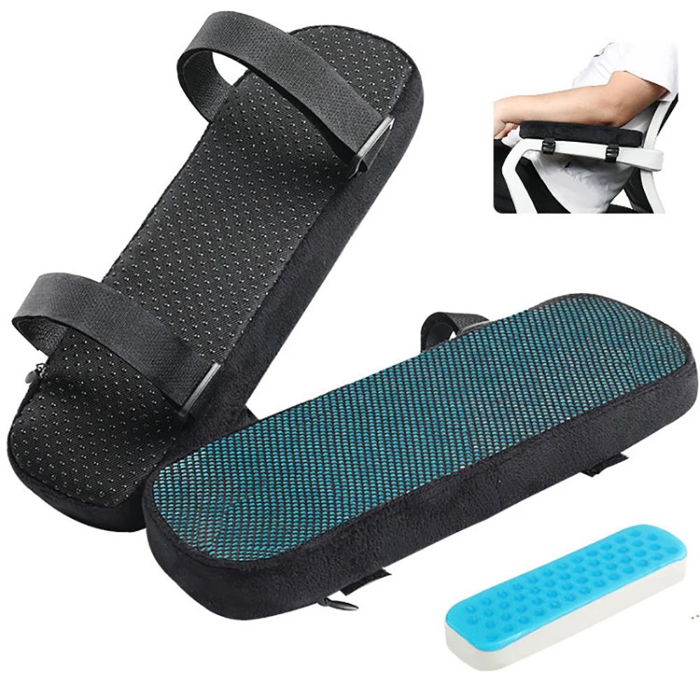 

Ergonomic Armrest Pads- Office Chair Arm Rest Cover Pillow - Elbow Support Cushionfor Computer, Gaming and Desk Chairs (Set of)
